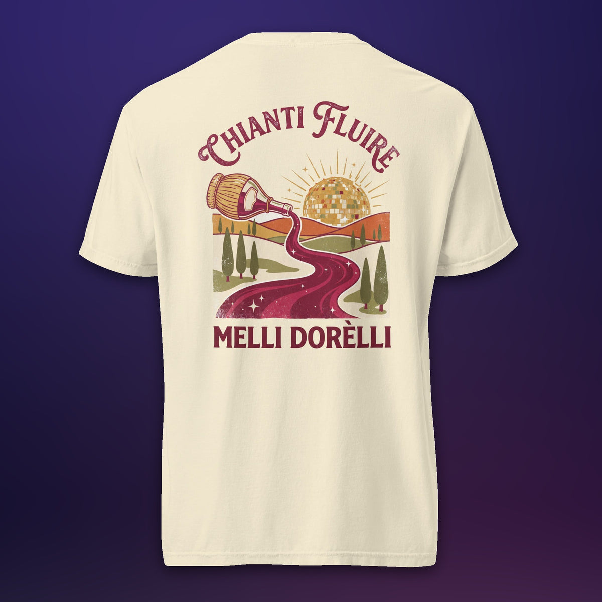 Melli Dorèlli – Chianti Fluire Tee — Ivory