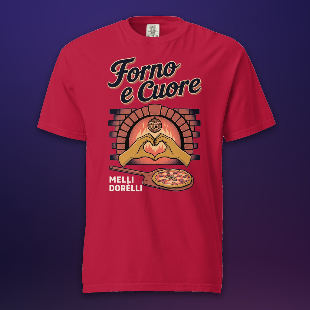 Melli Dorèlli – Forno e Cuore Tee — Red