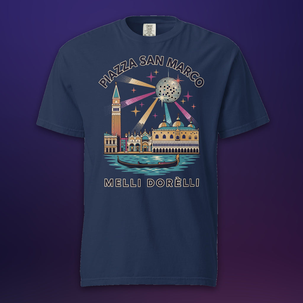 Melli Dorèlli – Piazza San Marco Tee — True Navy