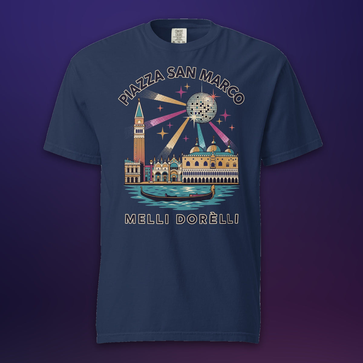 Melli Dorèlli – Piazza San Marco Tee — True Navy