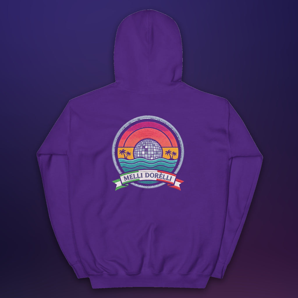 Melli Dorèlli – Patch Hoodie — Purple