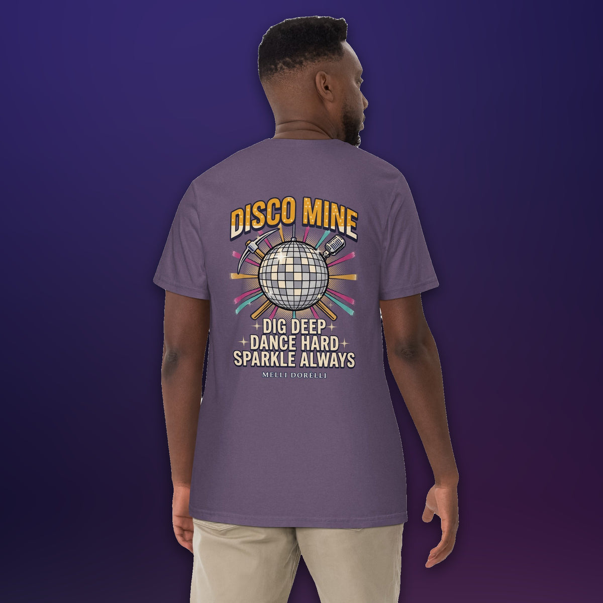 Melli Dorèlli – Disco Mine Tee — Grape