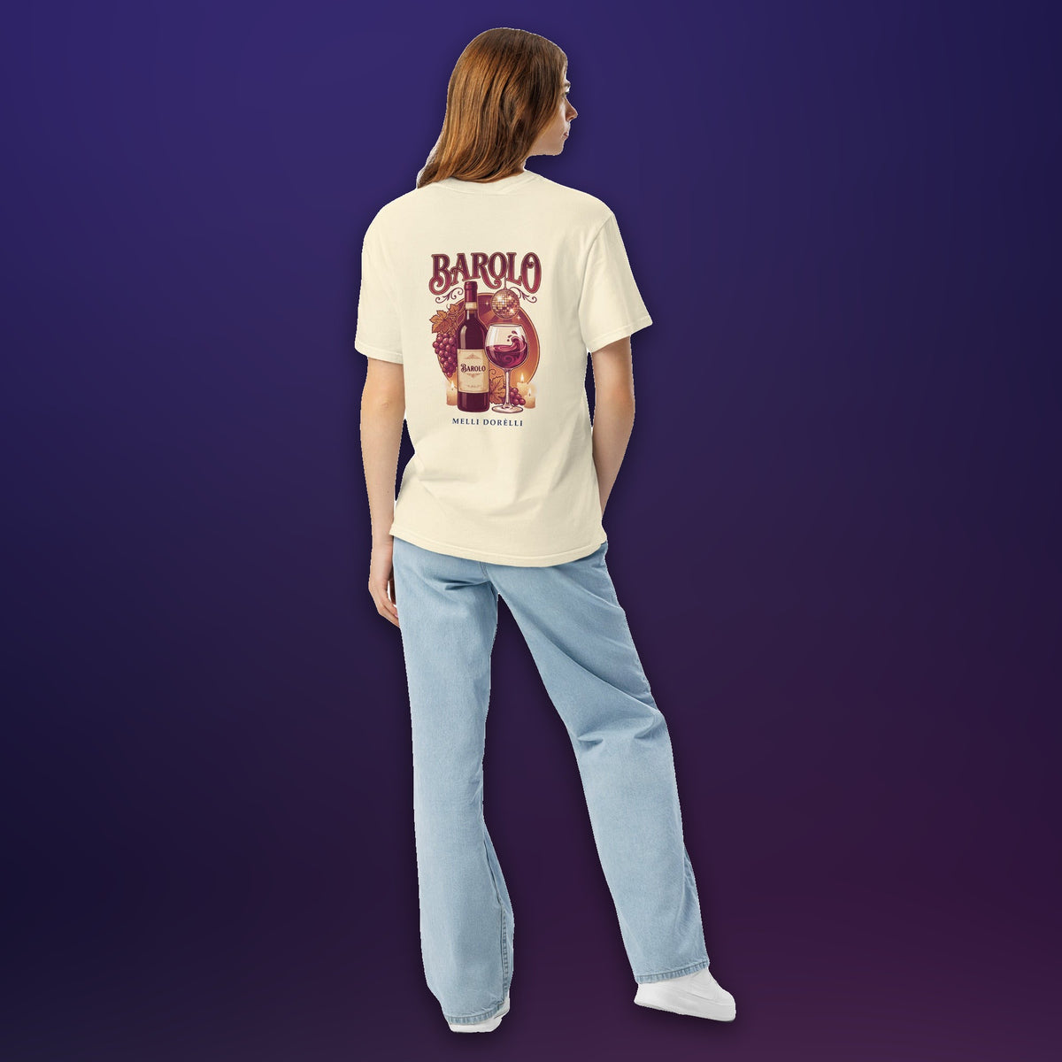 Melli Dorèlli – Barolo Tee — Ivory
