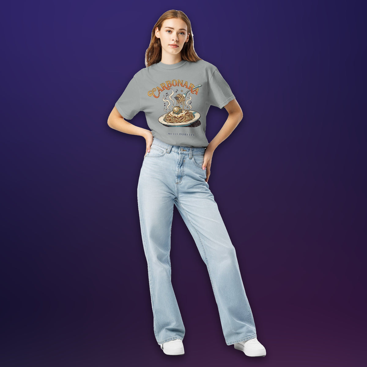 Melli Dorèlli – Carbonara Tee — Granite
