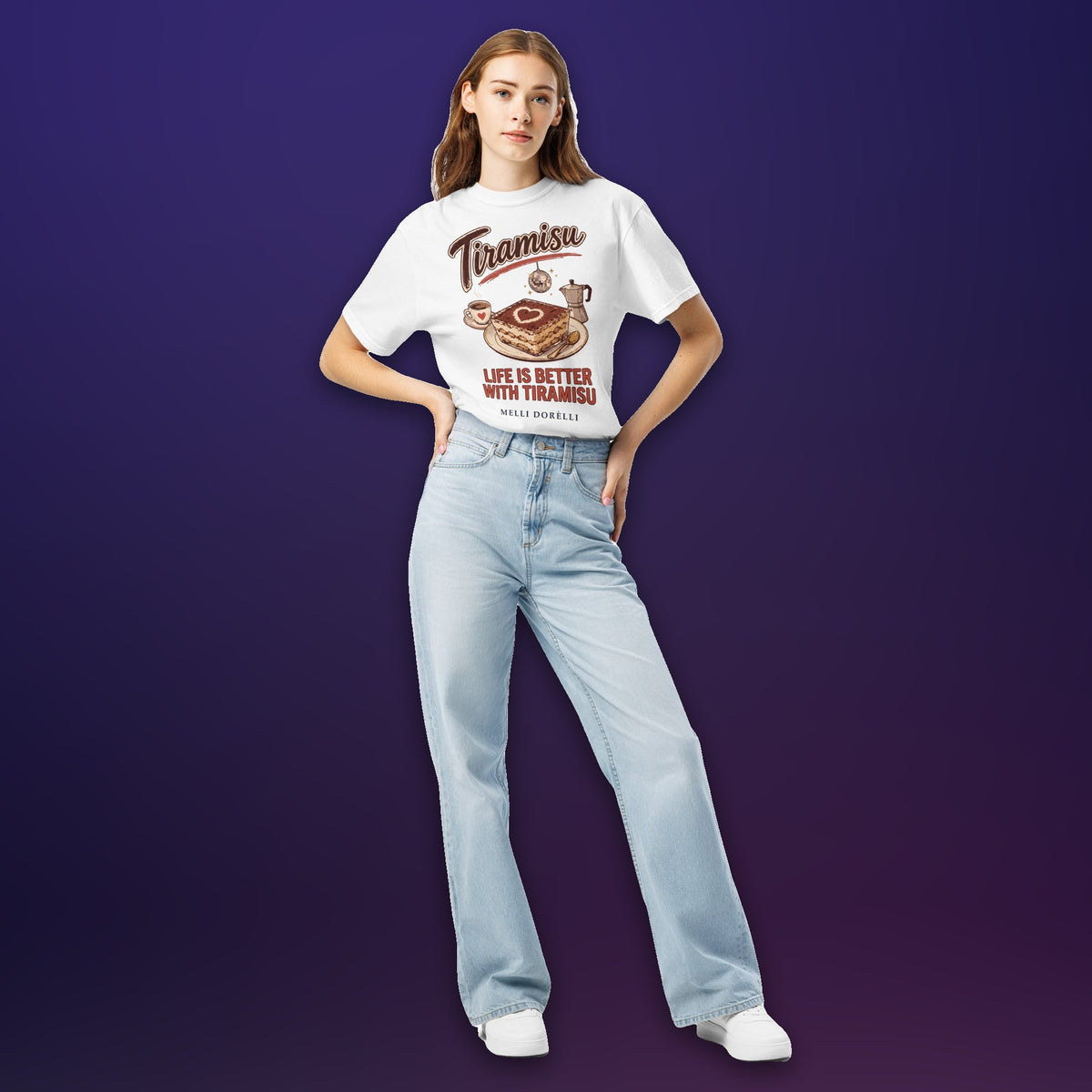 Melli Dorèlli – Tiramisu Tee — White