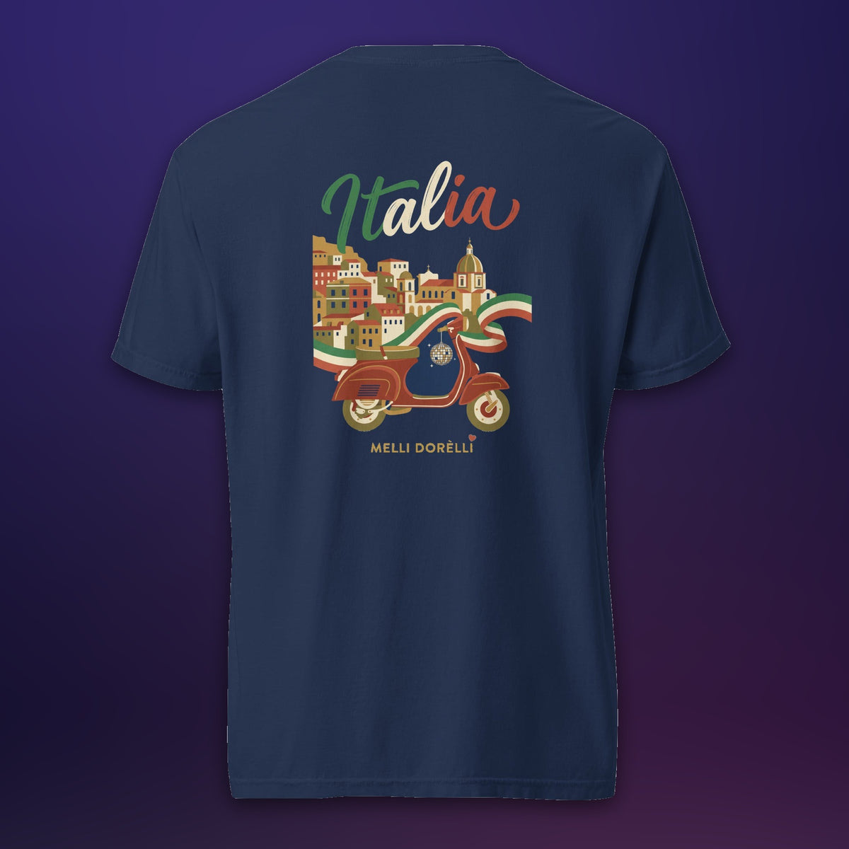 Melli Dorèlli – Italia Tee — True Navy