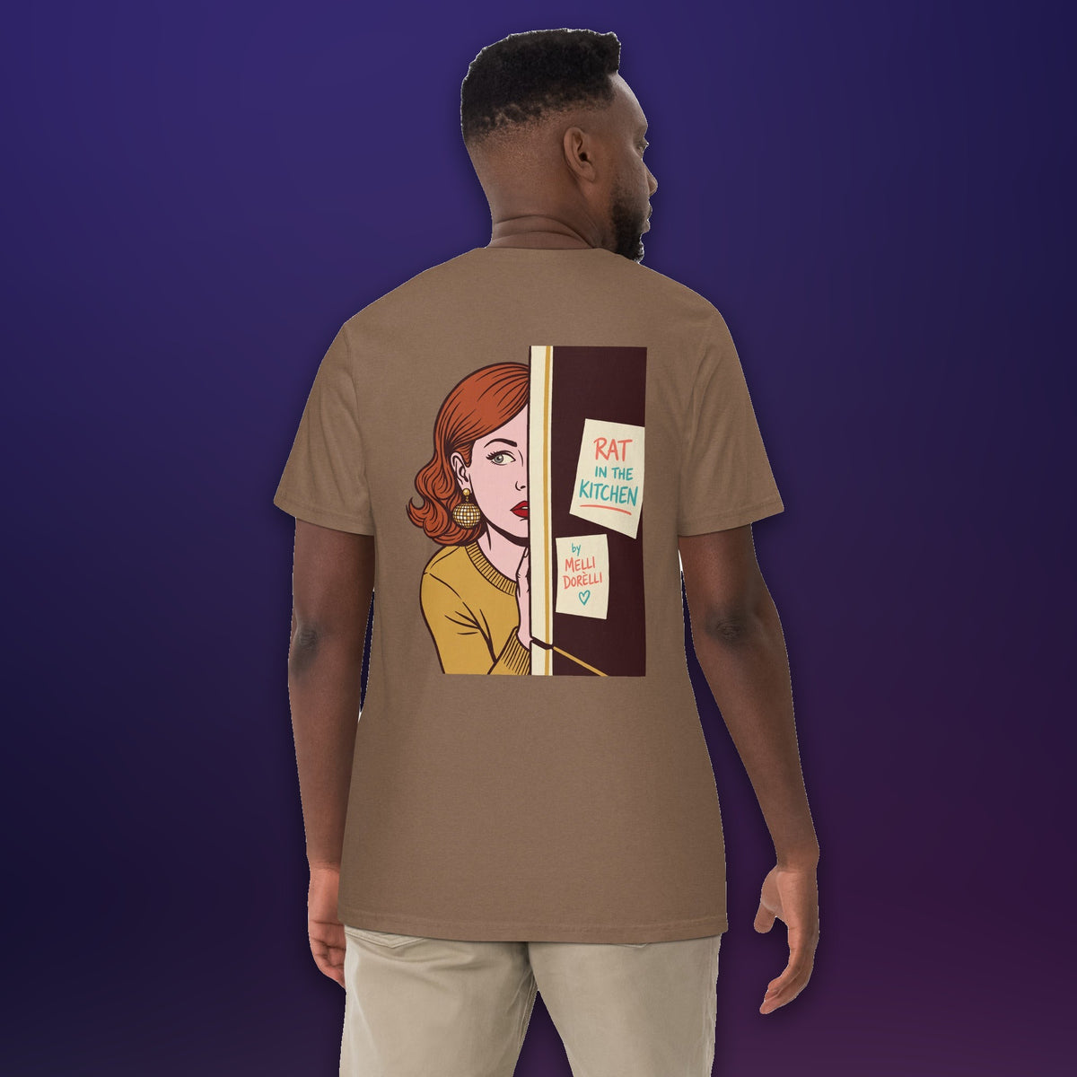 Melli Dorèlli – Rat in the Kitchen Tee — Heavyweight — Espresso