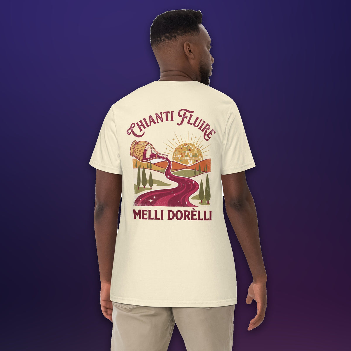 Melli Dorèlli – Chianti Fluire Tee — Ivory
