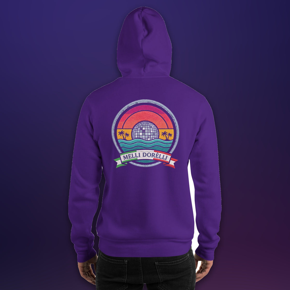 Melli Dorèlli – Patch Hoodie — Purple