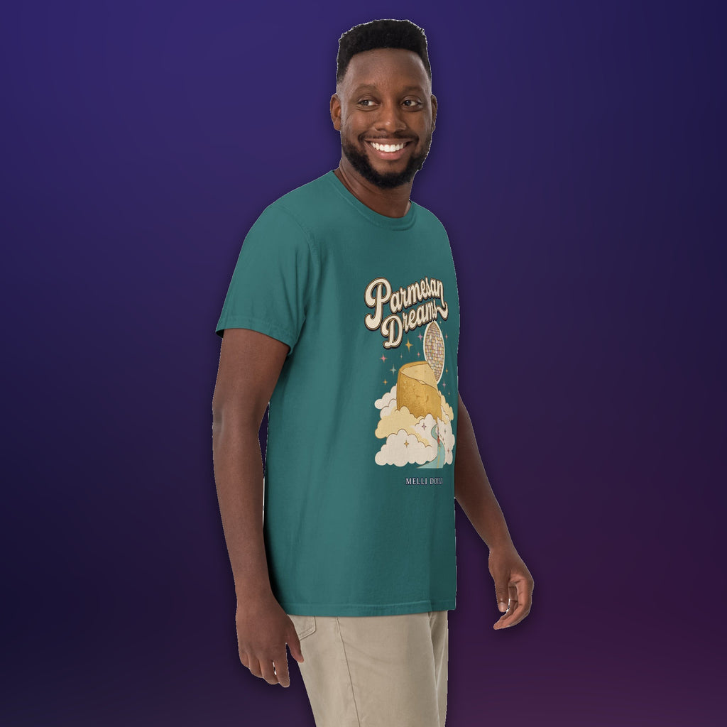 Melli Dorèlli – Parmesan Dreams Tee — Emerald