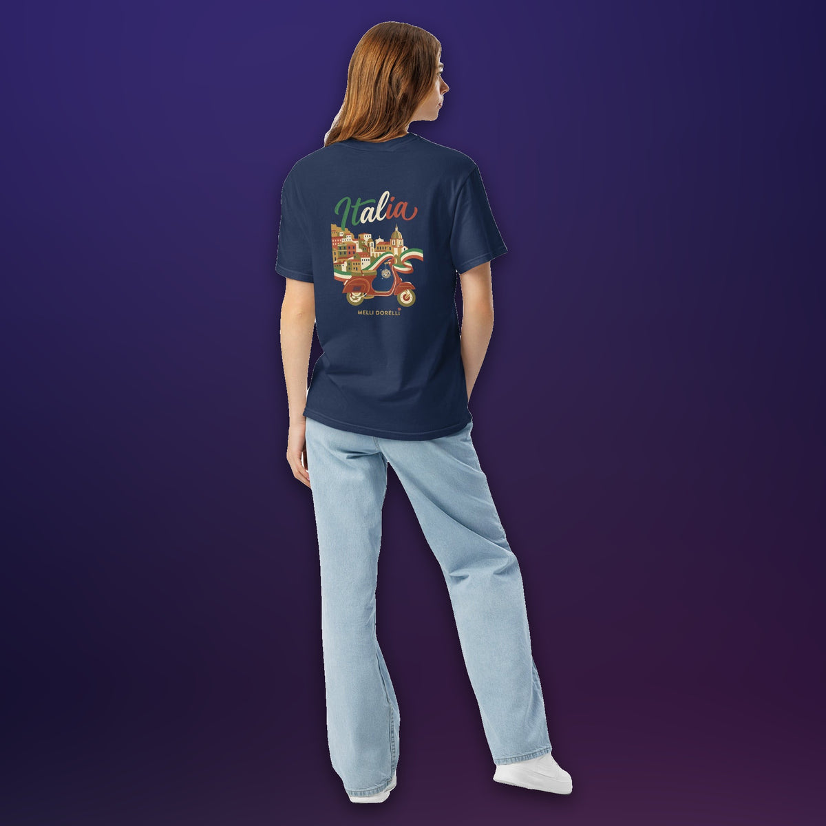 Melli Dorèlli – Italia Tee — True Navy