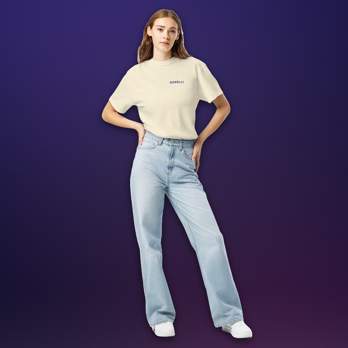 Melli Dorèlli – Chianti Fluire Tee — Ivory