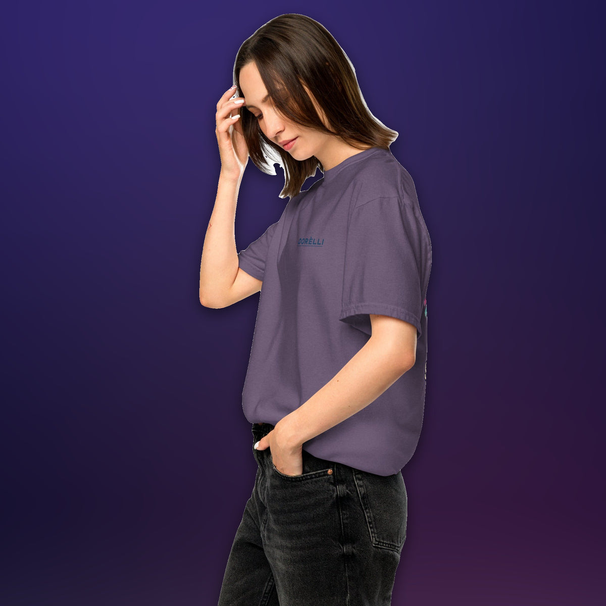 Melli Dorèlli – Disco Mine Tee — Grape