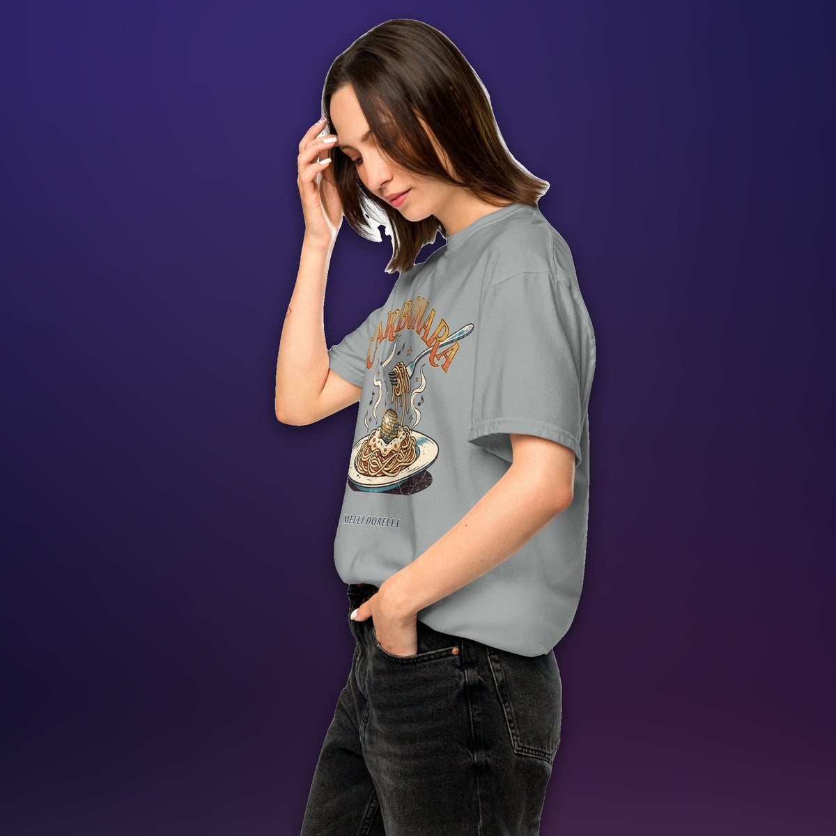 Melli Dorèlli – Carbonara Tee — Granite