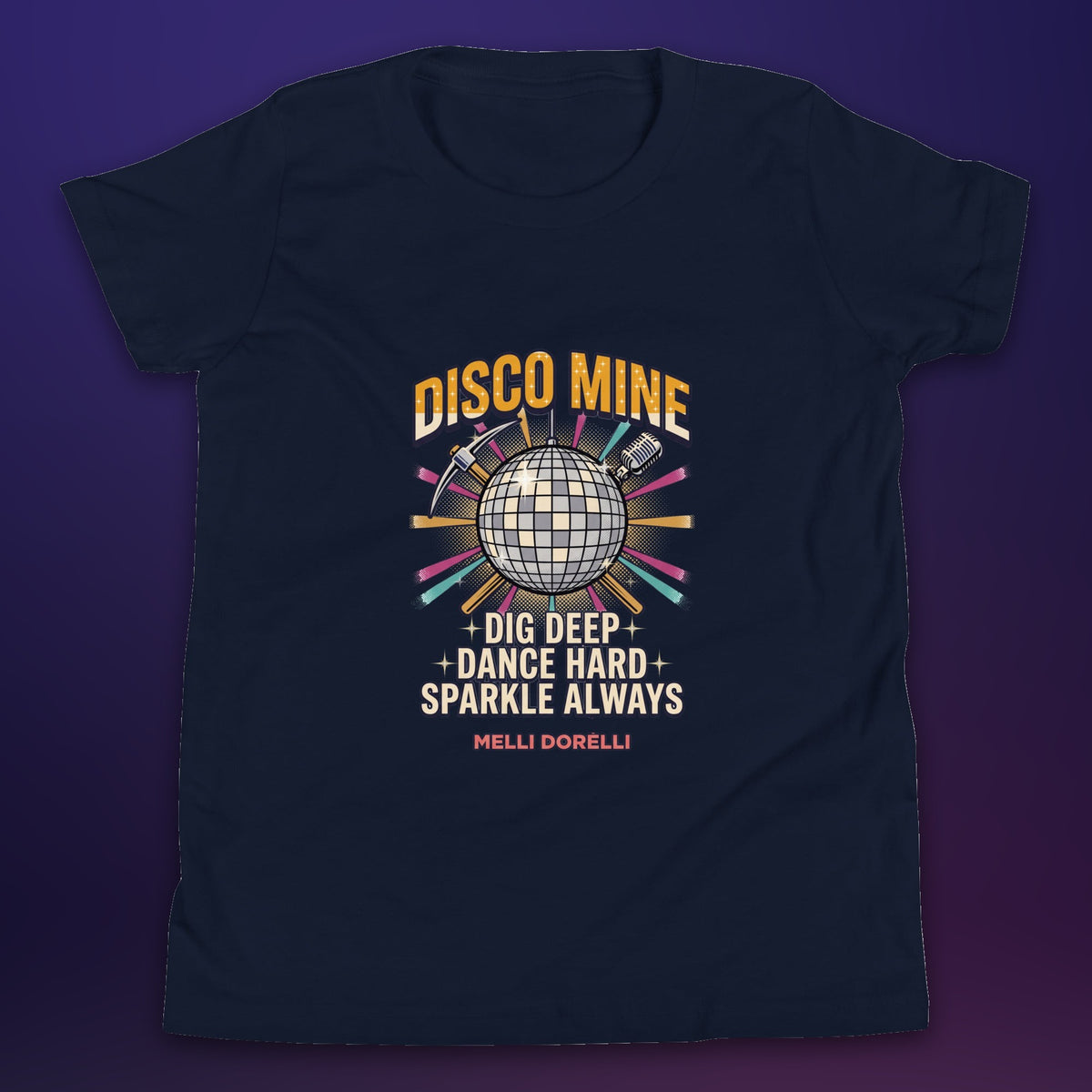 Melli Dorèlli – Disco Mine Kids Tee — Navy