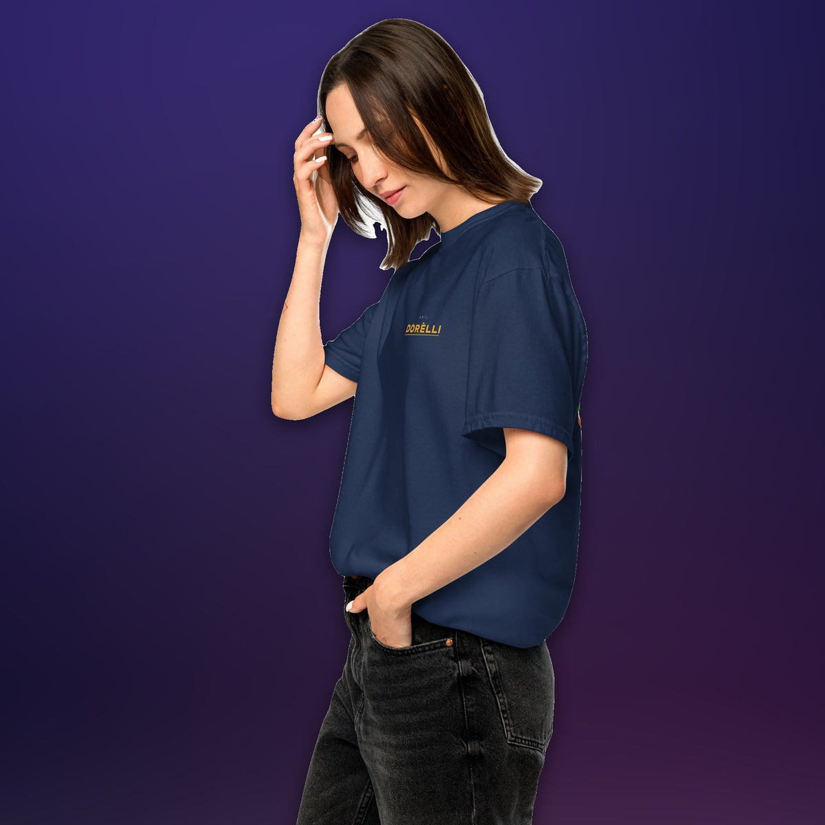 Melli Dorèlli – Italia Tee — True Navy