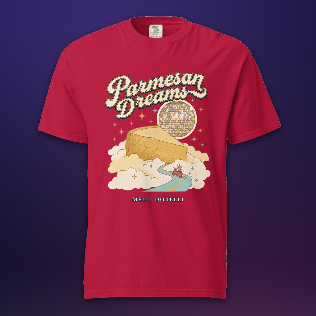 Melli Dorèlli – Parmesan Dreams Tee — Red