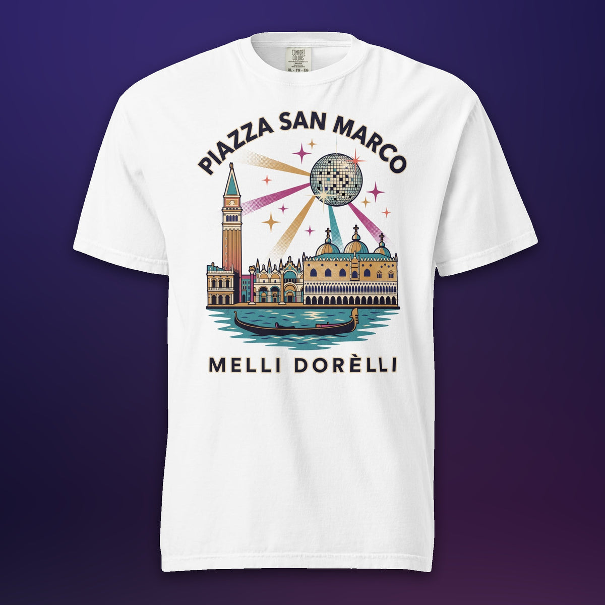 Melli Dorèlli – Piazza San Marco Tee — White