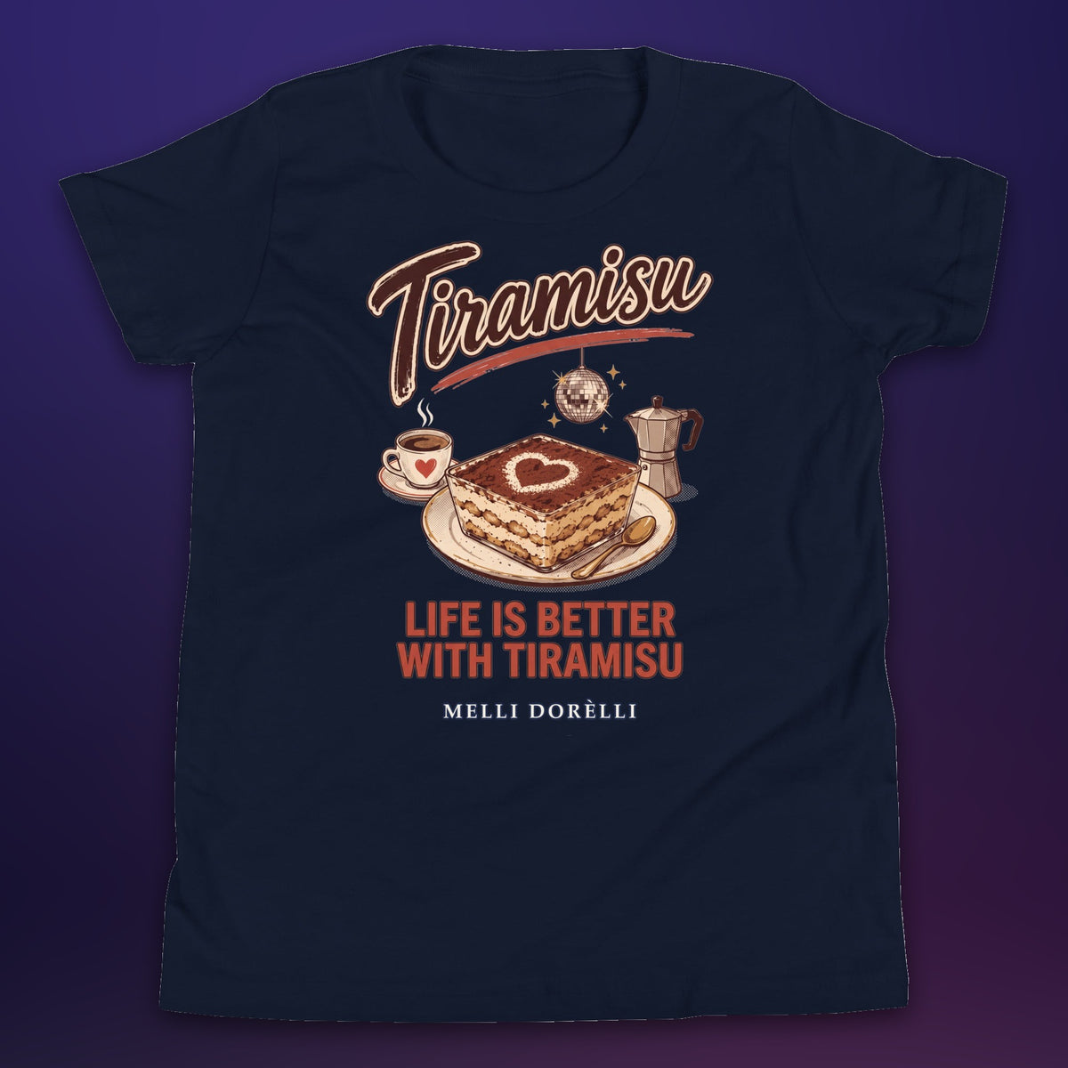 Melli Dorèlli – Tiramisu Kids Tee — Navy