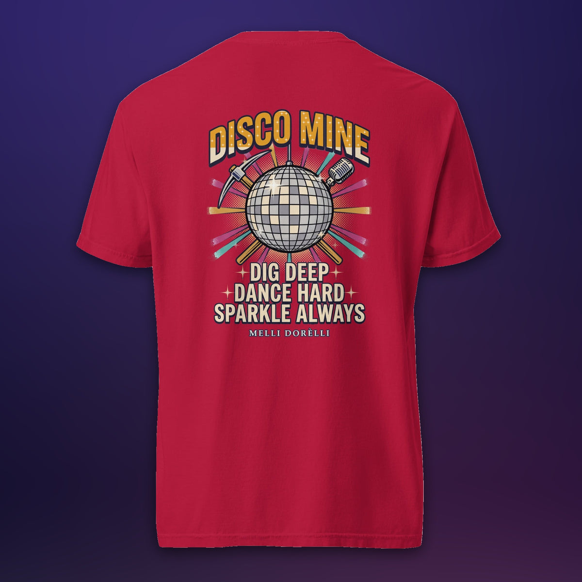 Melli Dorèlli – Disco Mine Tee — Red