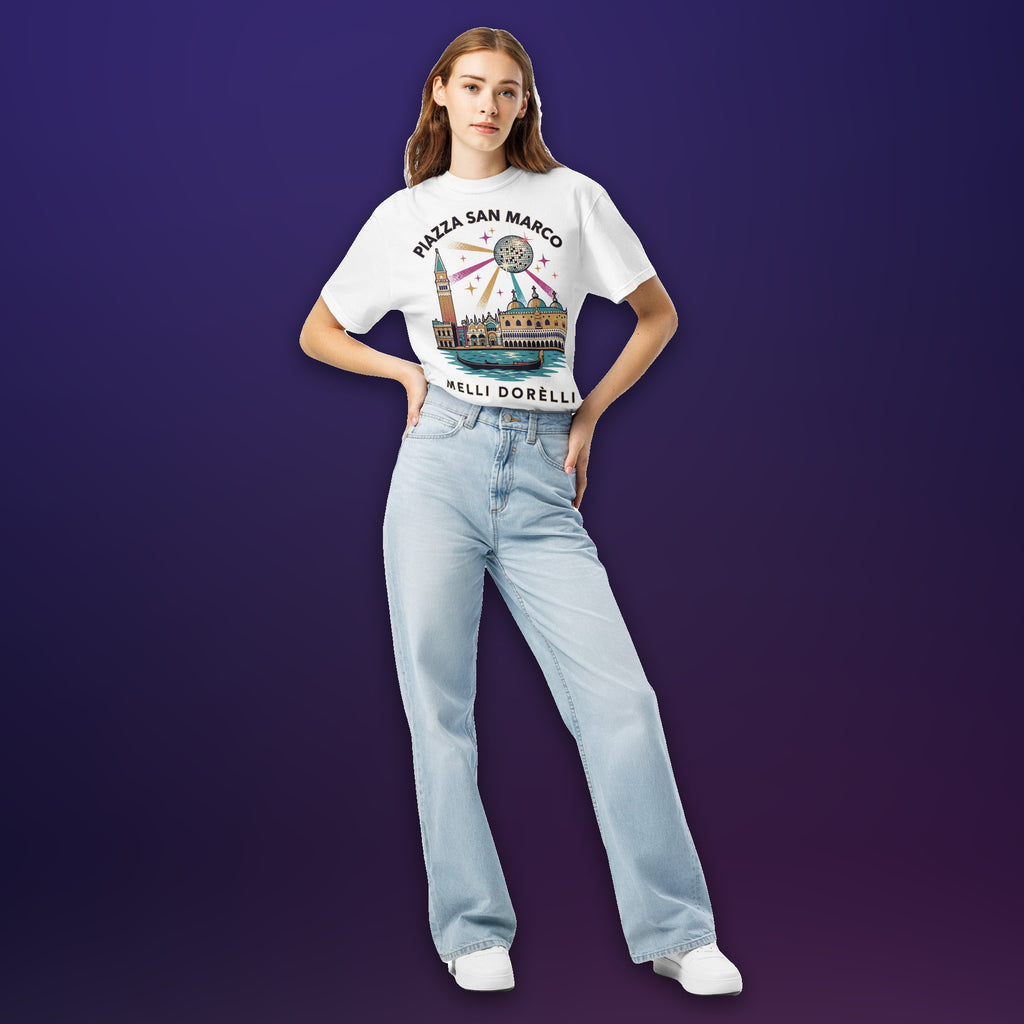 Melli Dorèlli – Piazza San Marco Tee — White