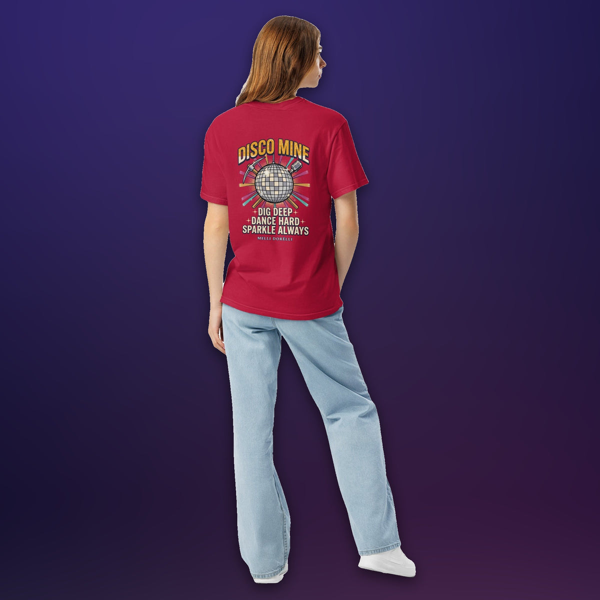 Melli Dorèlli – Disco Mine Tee — Red