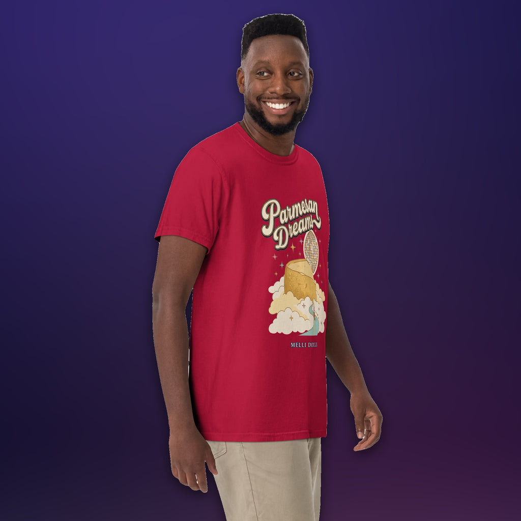 Melli Dorèlli – Parmesan Dreams Tee — Red