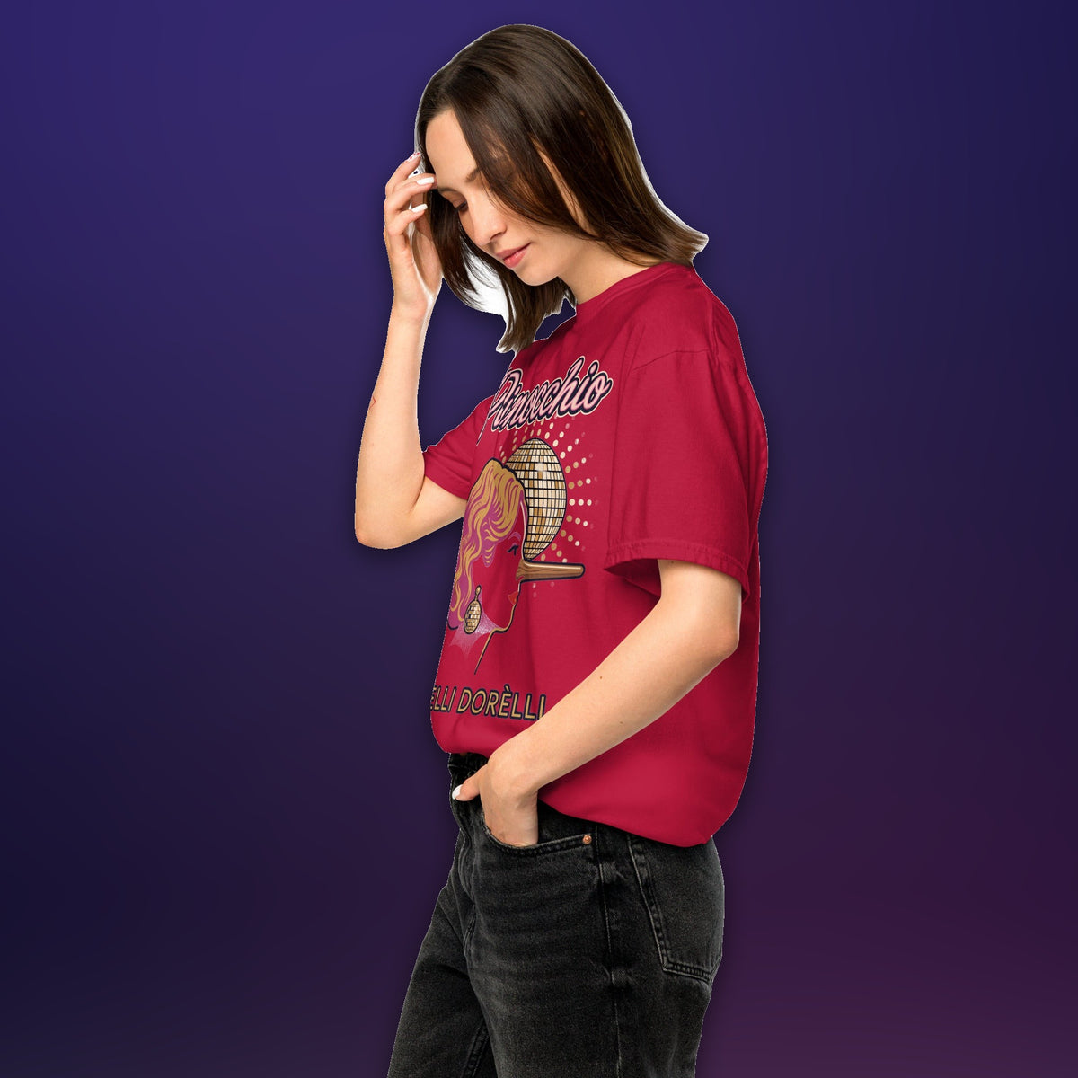 Melli Dorèlli – Pinocchio Tee — Red