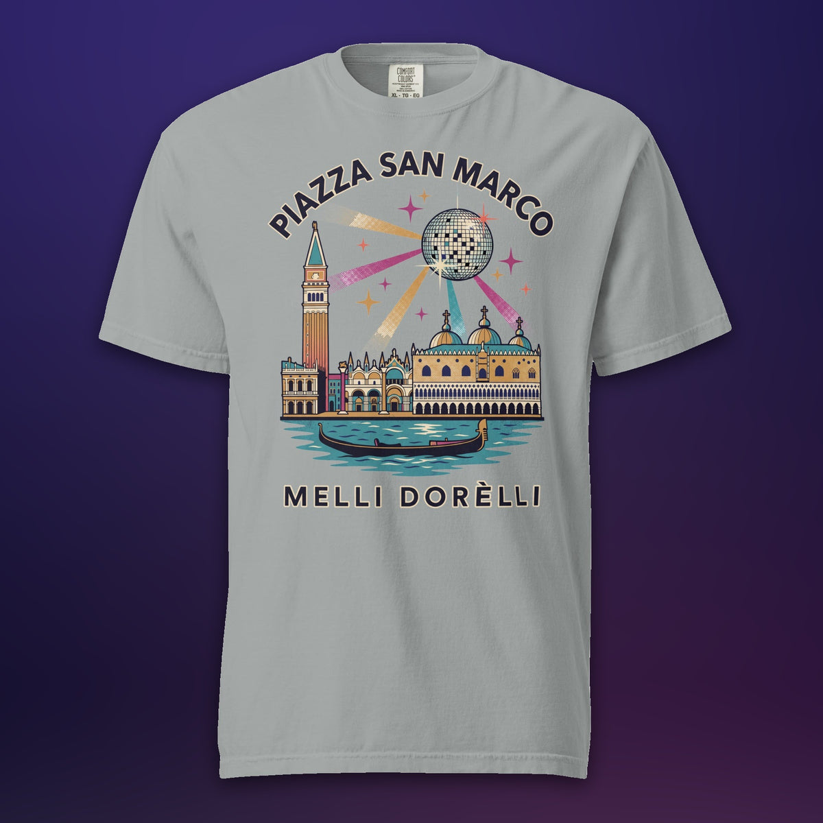 Melli Dorèlli – Piazza San Marco Tee — Granite
