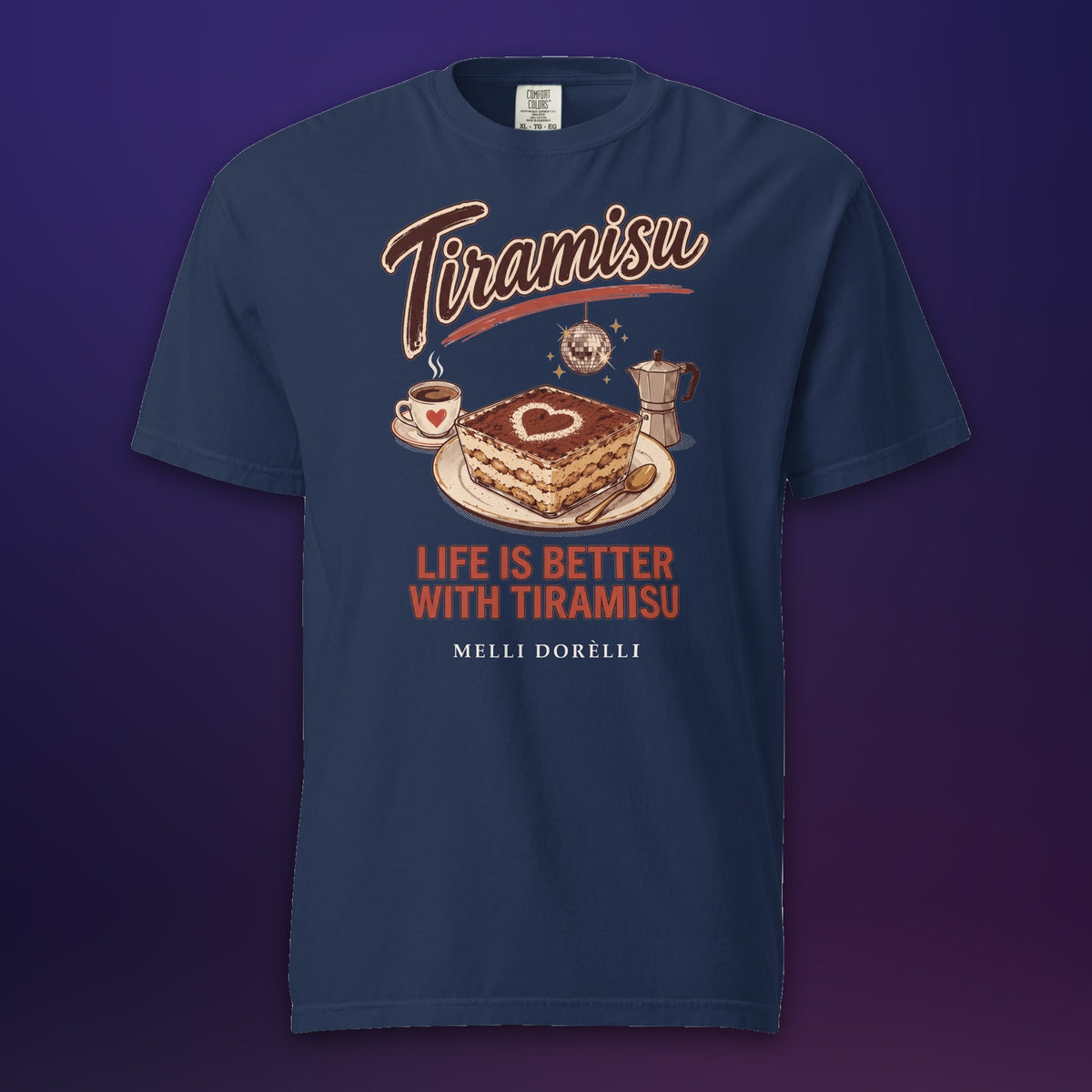 Melli Dorèlli – Tiramisu Tee — True Navy