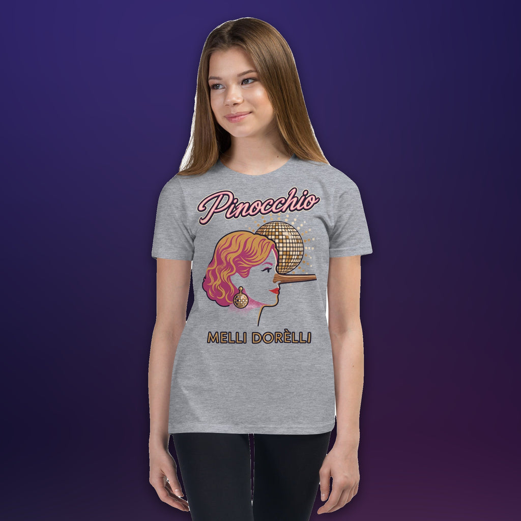 Melli Dorèlli – Pinocchio Kids Tee — Athletic Heather