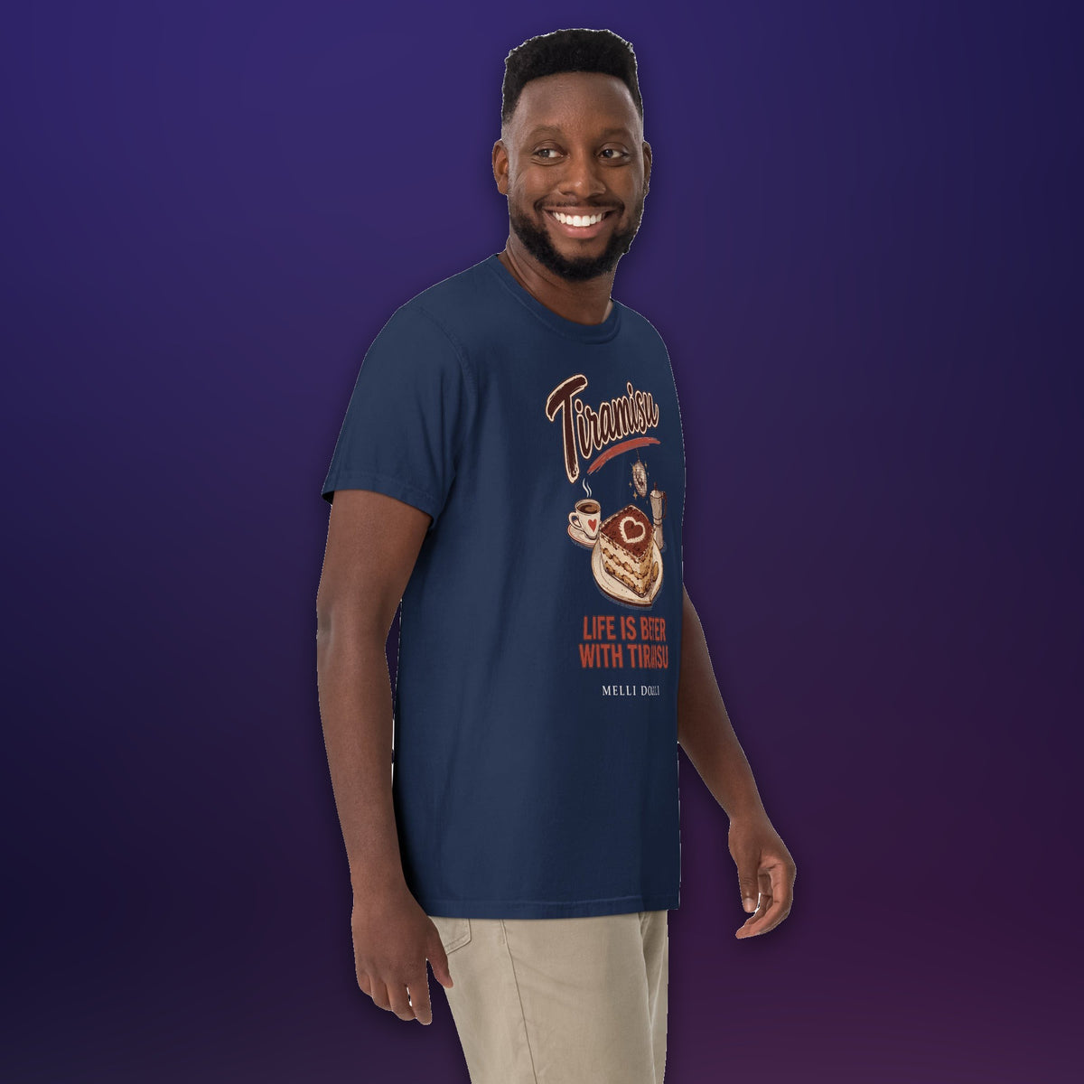 Melli Dorèlli – Tiramisu Tee — True Navy