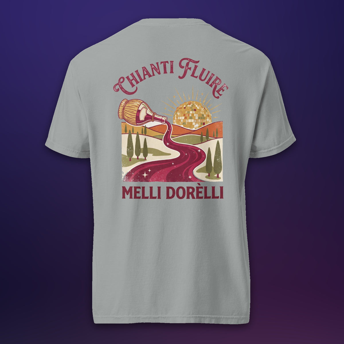 Melli Dorèlli – Chianti Fluire Tee — Granite