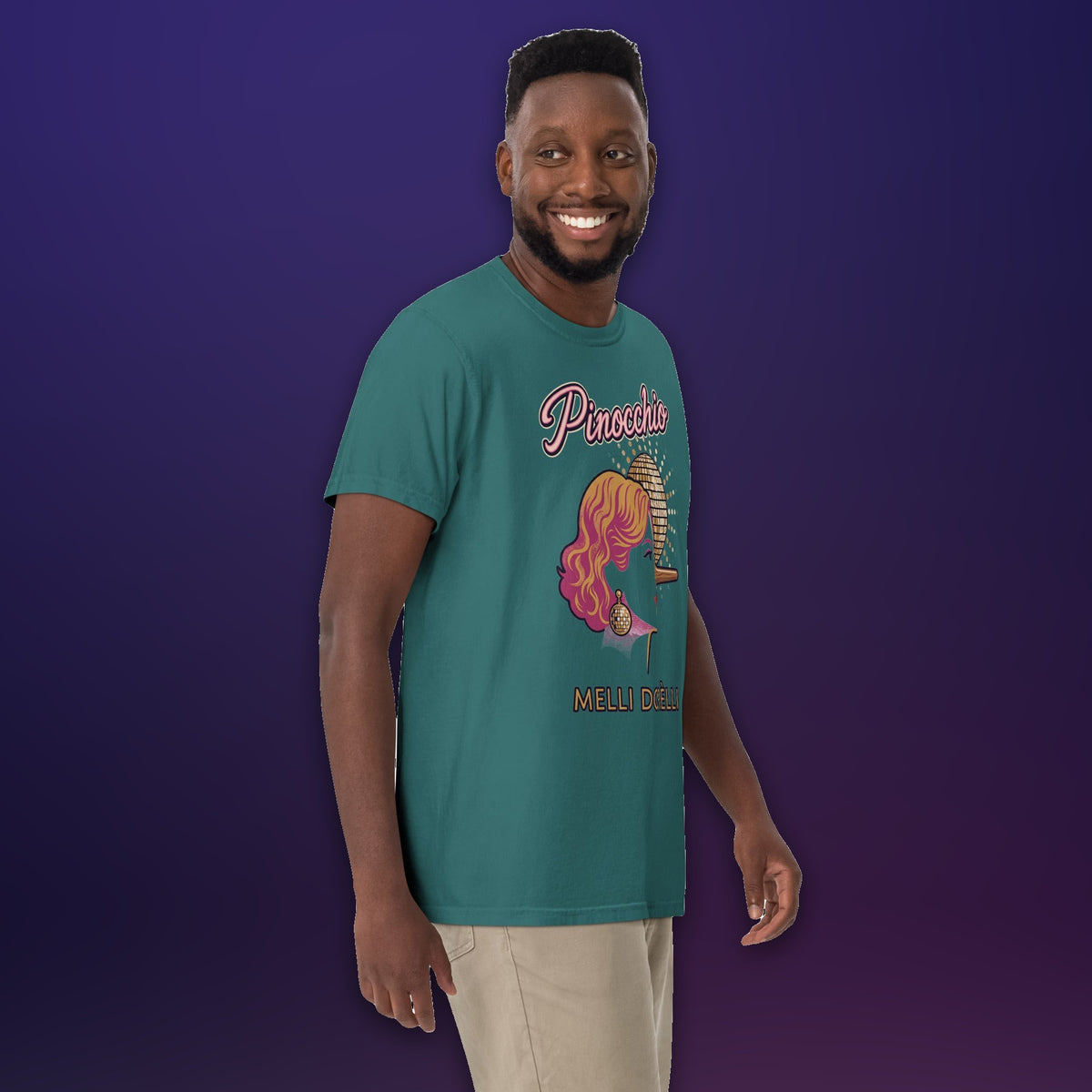 Melli Dorèlli – Pinocchio Tee — Emerald