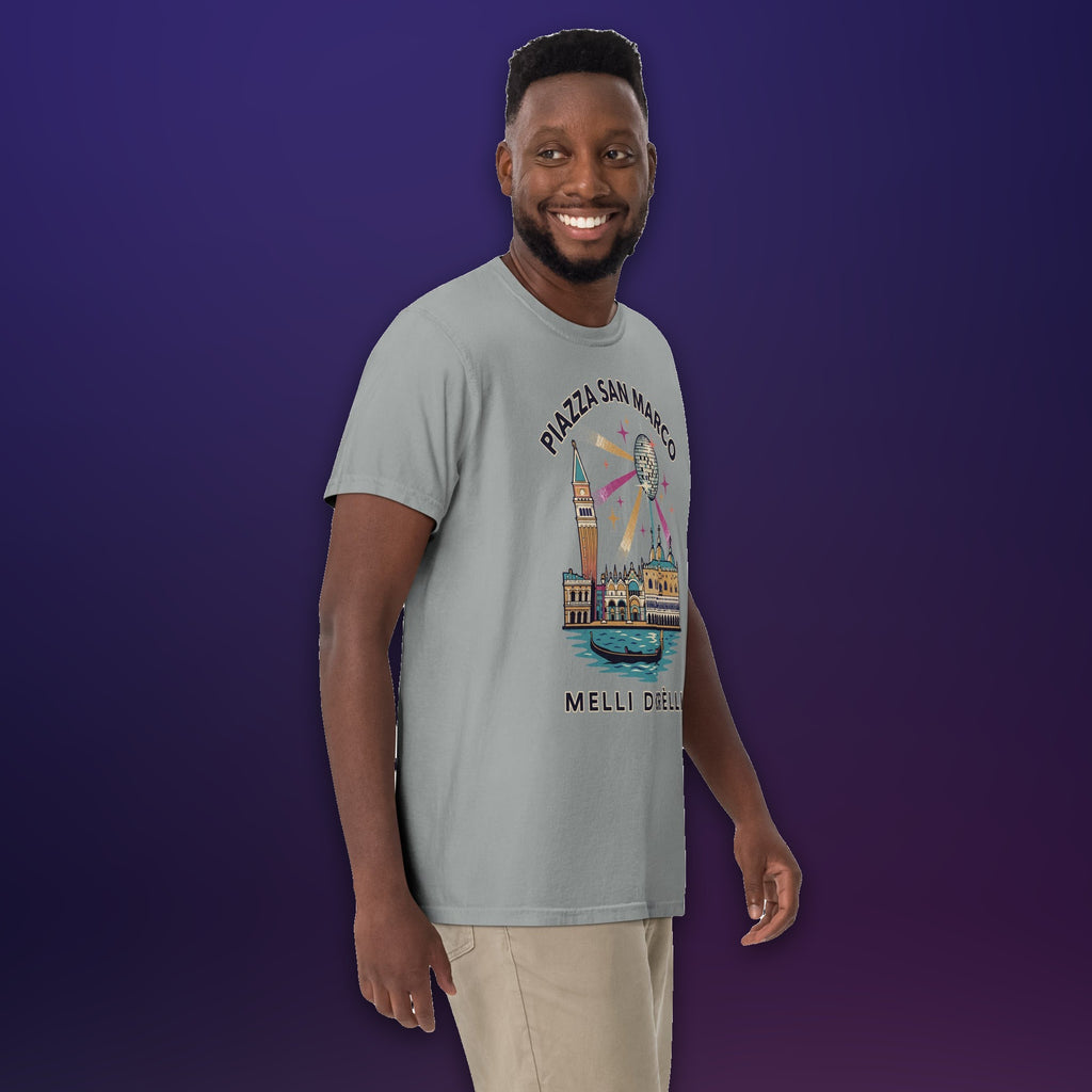 Melli Dorèlli – Piazza San Marco Tee — Granite