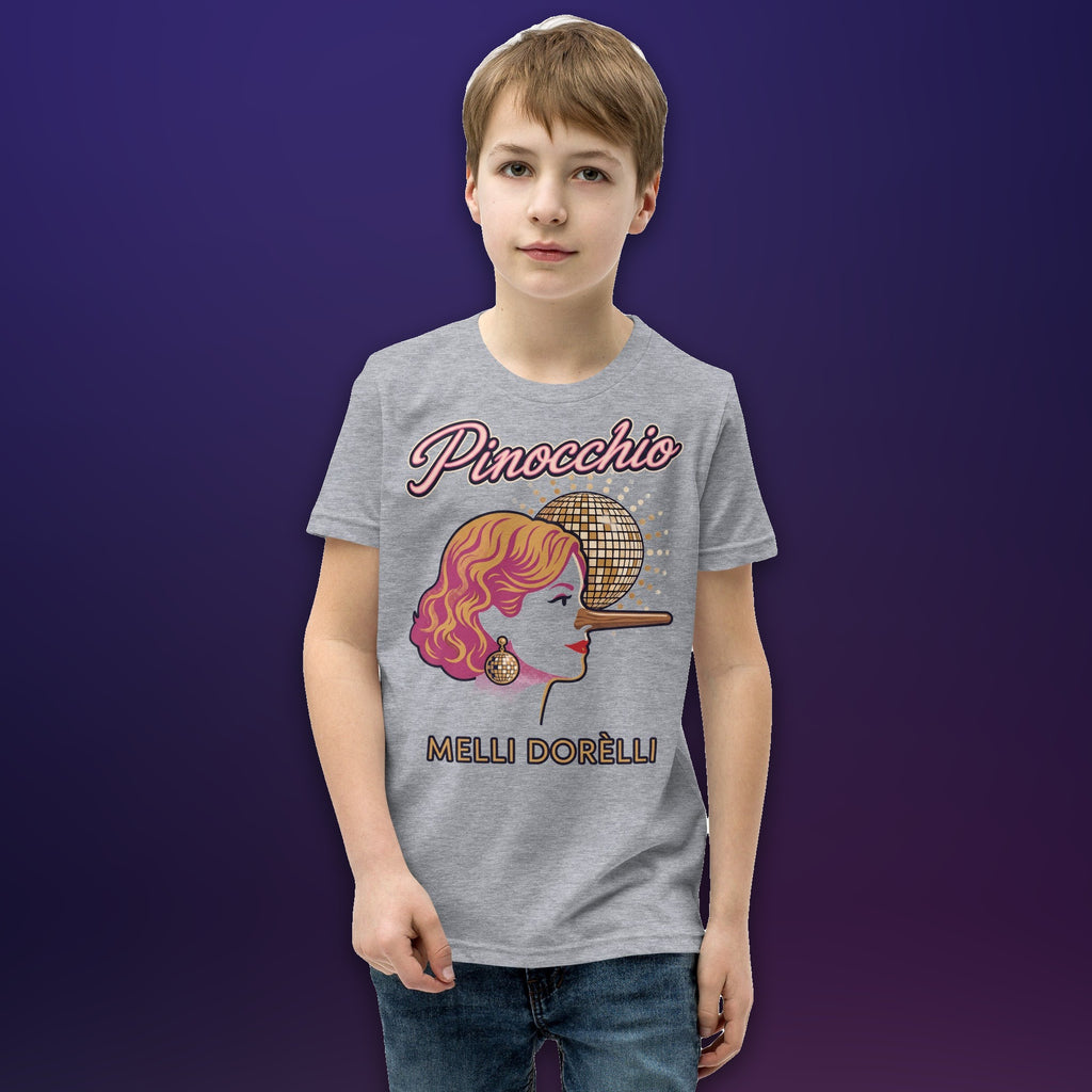 Melli Dorèlli – Pinocchio Kids Tee — Athletic Heather