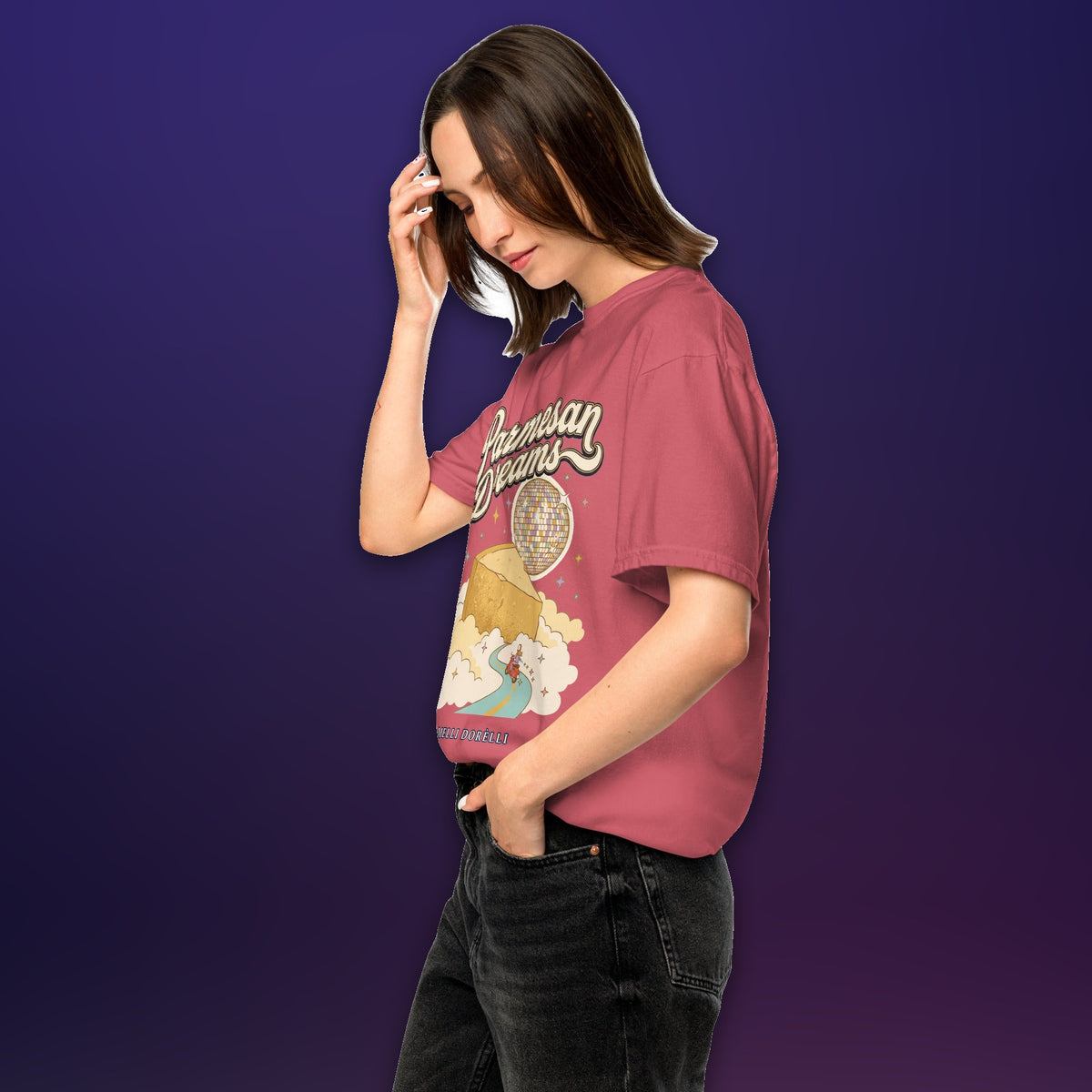 Melli Dorèlli – Parmesan Dreams Tee — Watermelon