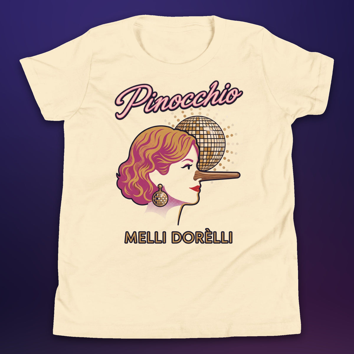 Melli Dorèlli – Pinocchio Kids Tee — Natural