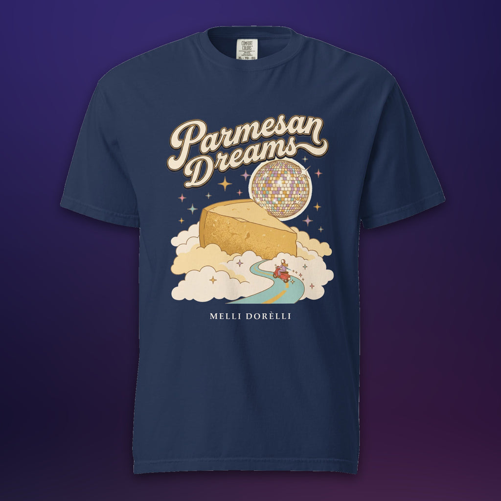 Melli Dorèlli – Parmesan Dreams Tee — True Navy