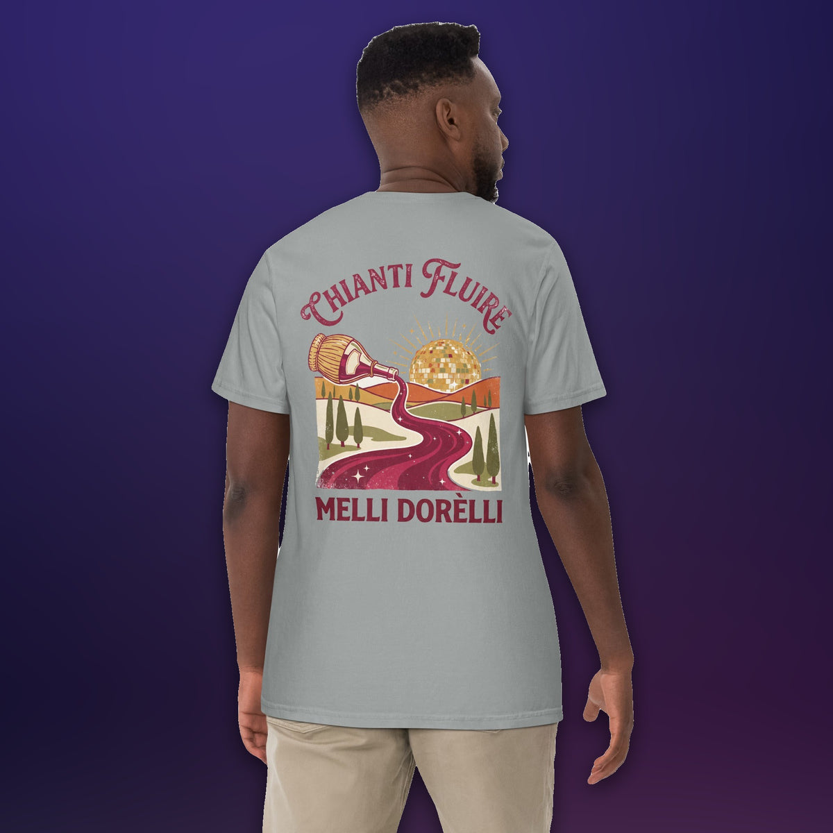 Melli Dorèlli – Chianti Fluire Tee — Granite
