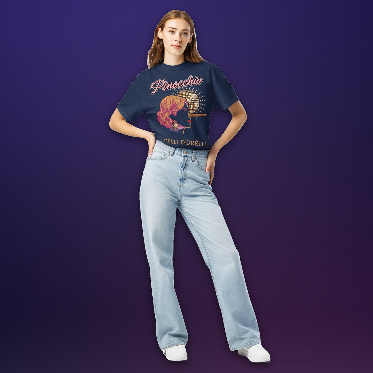 Melli Dorèlli – Pinocchio Tee — True Navy