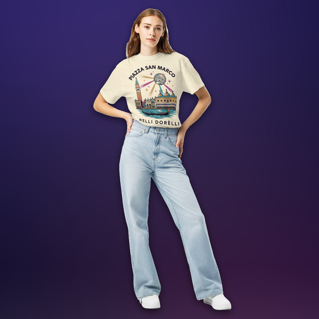 Melli Dorèlli – Piazza San Marco Tee — Ivory