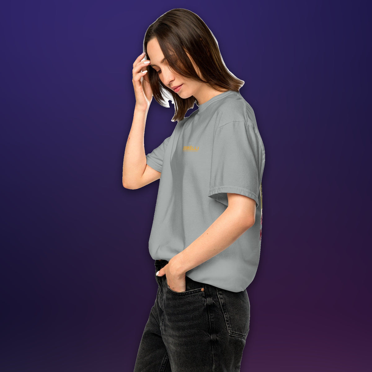 Melli Dorèlli – Chianti Fluire Tee — Granite
