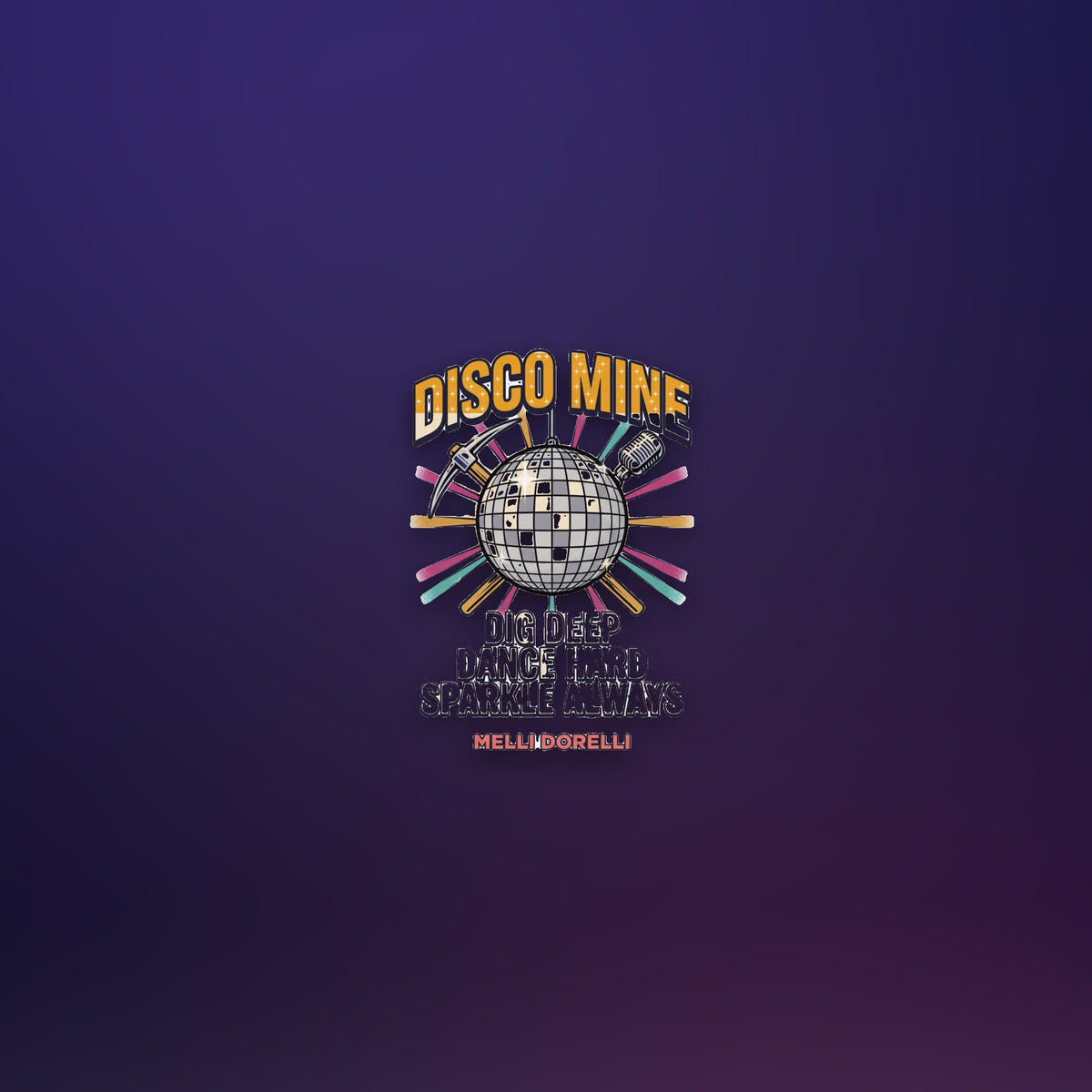 Melli Dorèlli – Disco Mine Kids Tee — White