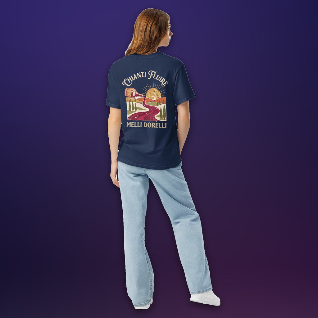 Melli Dorèlli – Chianti Fluire Tee — True Navy