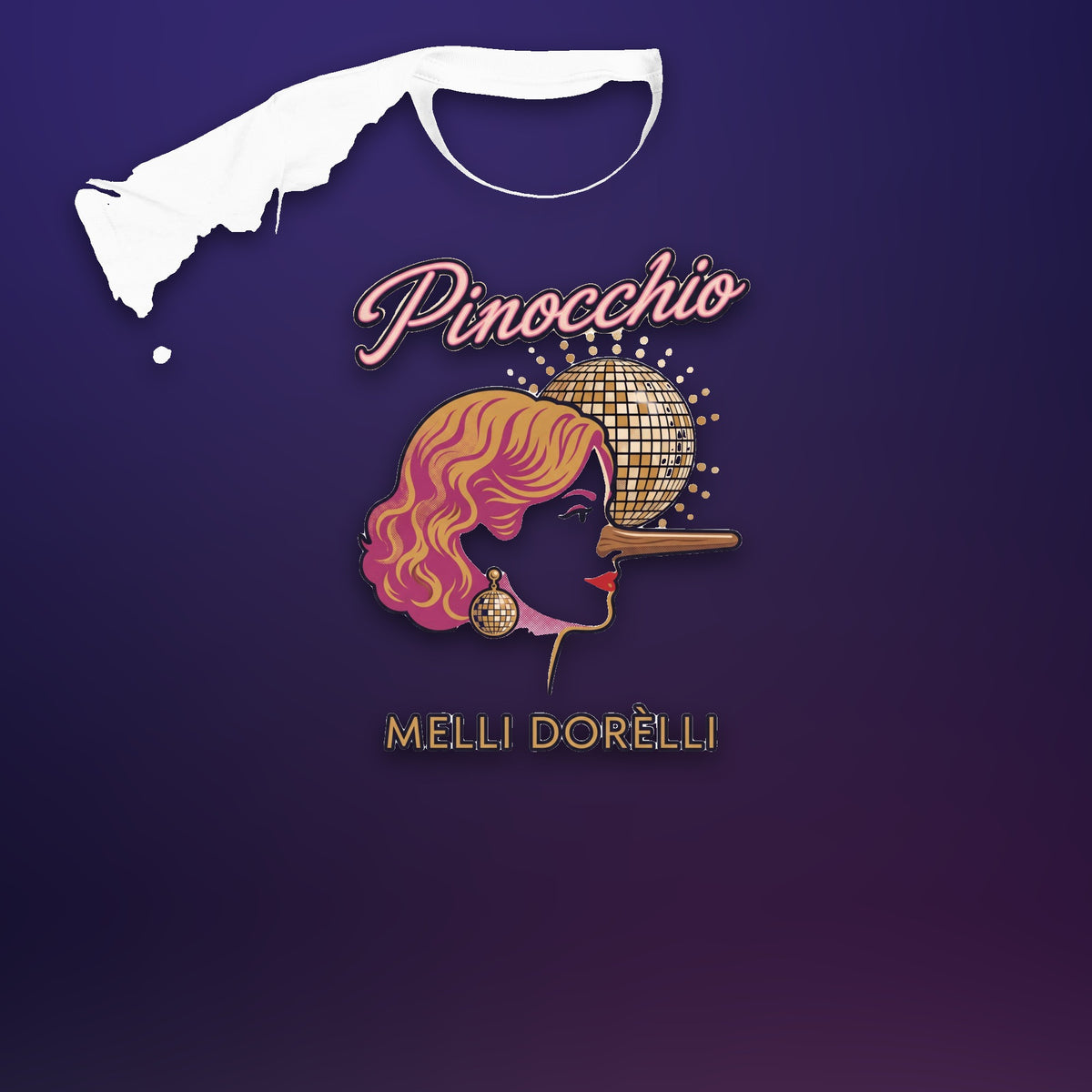 Melli Dorèlli – Pinocchio Kids Tee — White