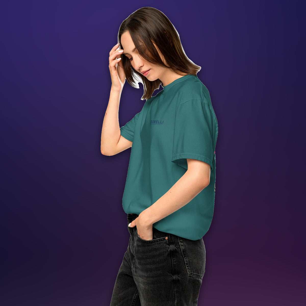 Melli Dorèlli – Disco Mine Tee — Emerald