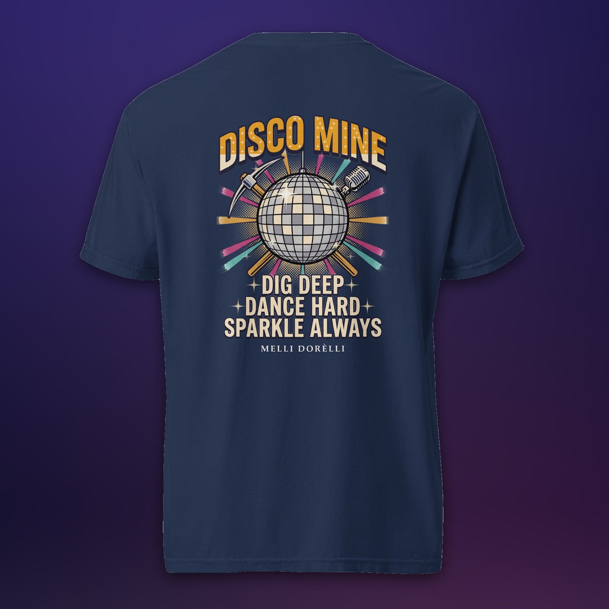 Melli Dorèlli – Disco Mine Tee — True Navy