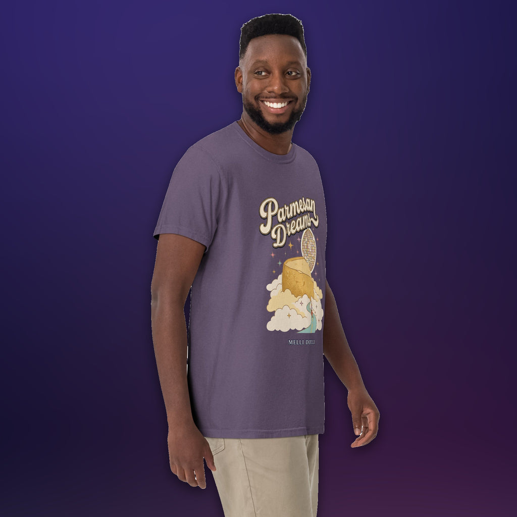Melli Dorèlli – Parmesan Dreams Tee — Grape