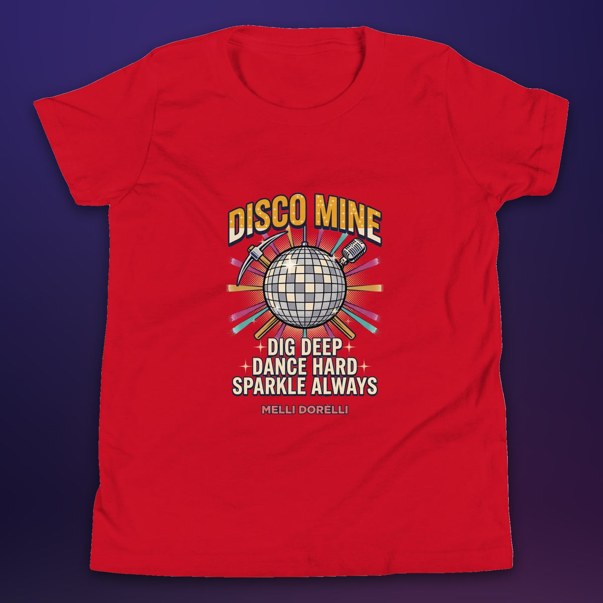 Melli Dorèlli – Disco Mine Kids Tee — Red